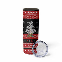 Hockey Is Back Christmas Skinny Tumbler Xmas Holiday Patterns - Wonder Print Shop