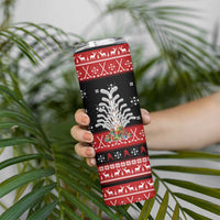 Hockey Is Back Christmas Skinny Tumbler Xmas Holiday Patterns - Wonder Print Shop