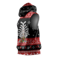 Hockey Is Back Christmas Sleeveless Hoodie Xmas Holiday Patterns - Wonder Print Shop