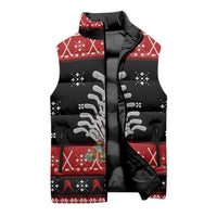 Hockey Is Back Christmas Sleeveless Puffer Jacket Xmas Holiday Patterns - Wonder Print Shop