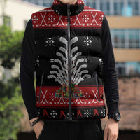 Hockey Is Back Christmas Sleeveless Puffer Jacket Xmas Holiday Patterns - Wonder Print Shop