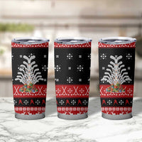 Hockey Is Back Christmas Tumbler Cup Xmas Holiday Patterns - Wonder Print Shop