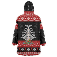 Hockey Is Back Christmas Wearable Blanket Hoodie Xmas Holiday Patterns - Wonder Print Shop