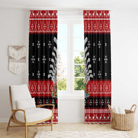 Hockey Is Back Christmas Window Curtain Xmas Holiday Patterns - Wonder Print Shop