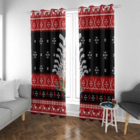 Hockey Is Back Christmas Window Curtain Xmas Holiday Patterns - Wonder Print Shop