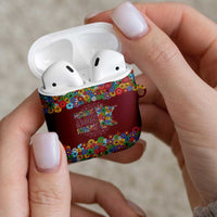 Home Sweet Home Minnesota Flower Christmas AirPods Case Xmas Holiday Patterns - Wonder Print Shop