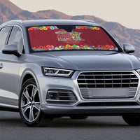 Home Sweet Home Minnesota Flower Christmas Auto Sun Shade Xmas Holiday Patterns - Wonder Print Shop