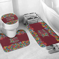 Home Sweet Home Minnesota Flower Christmas Bathroom Set Xmas Holiday Patterns - Wonder Print Shop