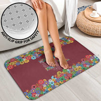 Home Sweet Home Minnesota Flower Christmas Bathroom Set Xmas Holiday Patterns - Wonder Print Shop