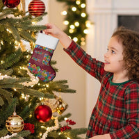 Home Sweet Home Minnesota Flower Christmas Stocking Xmas Holiday Patterns - Wonder Print Shop