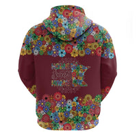 Home Sweet Home Minnesota Flower Christmas Hoodie Xmas Holiday Patterns - Wonder Print Shop