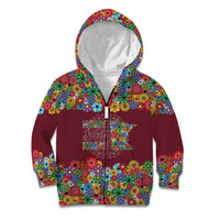Home Sweet Home Minnesota Flower Christmas Kid Hoodie Xmas Holiday Patterns - Wonder Print Shop