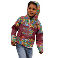Home Sweet Home Minnesota Flower Christmas Kid Hoodie Xmas Holiday Patterns - Wonder Print Shop