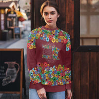 Home Sweet Home Minnesota Flower Christmas Ugly Christmas Sweater Xmas Holiday Patterns - Wonder Print Shop