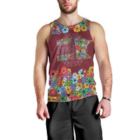 Home Sweet Home Minnesota Flower Christmas Men Tank Top Xmas Holiday Patterns - Wonder Print Shop