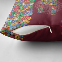 Home Sweet Home Minnesota Flower Christmas Pillow Cover Xmas Holiday Patterns - Wonder Print Shop