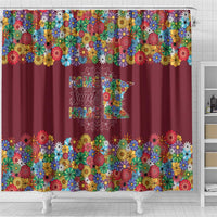 Home Sweet Home Minnesota Flower Christmas Shower Curtain Xmas Holiday Patterns - Wonder Print Shop