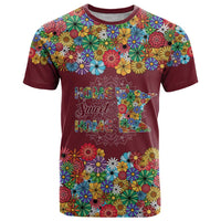 Home Sweet Home Minnesota Flower Christmas T Shirt Xmas Holiday Patterns - Wonder Print Shop