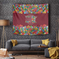 Home Sweet Home Minnesota Flower Christmas Tapestry Xmas Holiday Patterns - Wonder Print Shop