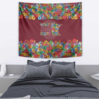 Home Sweet Home Minnesota Flower Christmas Tapestry Xmas Holiday Patterns - Wonder Print Shop
