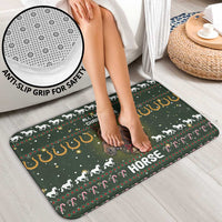 Horse All I Need For Christmas Christmas Bathroom Set Xmas Holiday Patterns - Wonder Print Shop