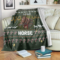Horse All I Need For Christmas Christmas Blanket Xmas Holiday Patterns - Wonder Print Shop
