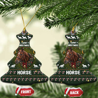 Horse All I Need For Christmas Ceramic Ornament Xmas Holiday Patterns - Wonder Print Shop