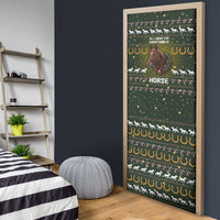 Horse All I Need For Christmas Christmas Door Cover Xmas Holiday Patterns - Wonder Print Shop