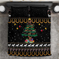 Horse Christmas Tree Christmas Design Bedding Set Xmas Holiday Patterns - Wonder Print Shop