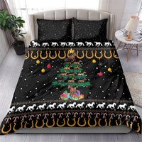 Horse Christmas Tree Christmas Design Bedding Set Xmas Holiday Patterns - Wonder Print Shop