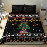 Horse Christmas Tree Christmas Design Bedding Set Xmas Holiday Patterns - Wonder Print Shop