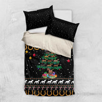 Horse Christmas Tree Christmas Design Bedding Set Xmas Holiday Patterns - Wonder Print Shop