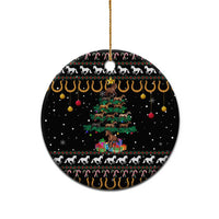 Horse Christmas Tree Christmas Design Ceramic Ornament Xmas Holiday Patterns - Wonder Print Shop