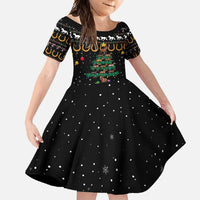 Horse Christmas Tree Christmas Design Family Matching Off Shoulder Maxi Dress and Hawaiian Shirt Xmas Holiday Patterns - Wonder Print Shop