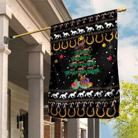 Horse Christmas Tree Christmas Design Garden Flag Xmas Holiday Patterns - Wonder Print Shop