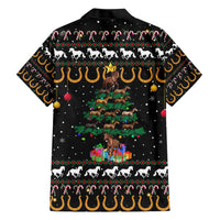 Horse Christmas Tree Christmas Design Hawaiian Shirt Xmas Holiday Patterns - Wonder Print Shop