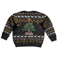 Horse Christmas Tree Christmas Design Kid Ugly Christmas Sweater Xmas Holiday Patterns - Wonder Print Shop