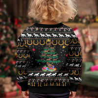 Horse Christmas Tree Christmas Design Kid Ugly Christmas Sweater Xmas Holiday Patterns - Wonder Print Shop