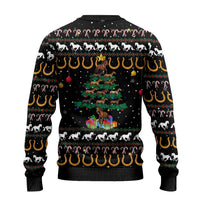 Horse Christmas Tree Christmas Design Ugly Christmas Sweater Xmas Holiday Patterns - Wonder Print Shop