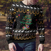 Horse Christmas Tree Christmas Design Ugly Christmas Sweater Xmas Holiday Patterns - Wonder Print Shop