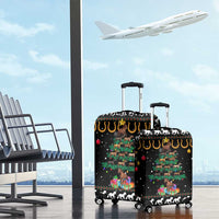 Horse Christmas Tree Christmas Design Luggage Cover Xmas Holiday Patterns - Wonder Print Shop