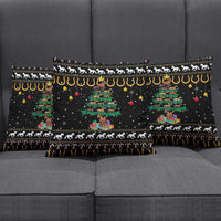 Horse Christmas Tree Christmas Design Pillow Cover Xmas Holiday Patterns - Wonder Print Shop