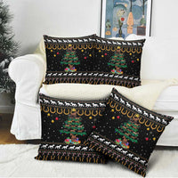 Horse Christmas Tree Christmas Design Pillow Cover Xmas Holiday Patterns - Wonder Print Shop