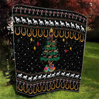 Horse Christmas Tree Christmas Design Quilt Xmas Holiday Patterns - Wonder Print Shop