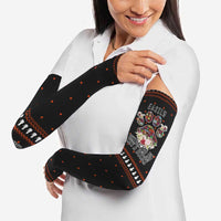Cat And Books Christmas Arm Sleeves Xmas Holiday Patterns - Wonder Print Shop