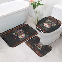 Cat And Books Christmas Bathroom Set Xmas Holiday Patterns - Wonder Print Shop
