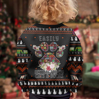 Cat And Books Christmas Kid Ugly Christmas Sweater Xmas Holiday Patterns - Wonder Print Shop