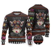 Cat And Books Christmas Ugly Christmas Sweater Xmas Holiday Patterns - Wonder Print Shop