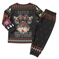 Cat And Books Christmas Pajama Set Xmas Holiday Patterns - Wonder Print Shop