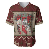 Cat And Sock Christmas Baseball Jersey Xmas Holiday Patterns - Wonder Print Shop